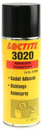 Купить Loctite 3020 в Москве  Спрей для технологической фиксации  вырубленных прокладок Loctite 3020: описание и цены